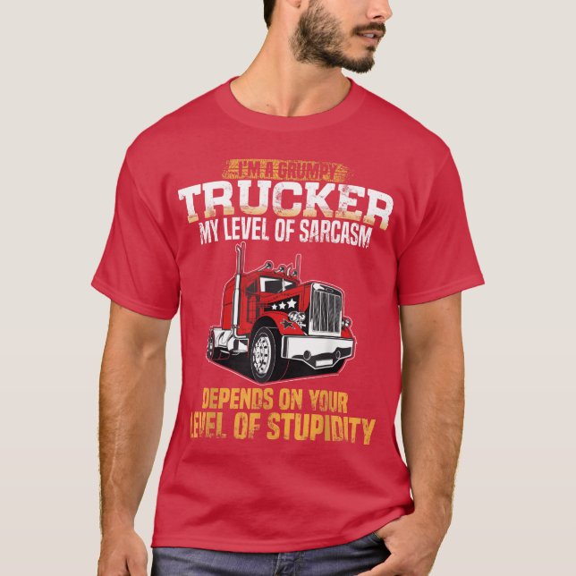 Camiseta Grumpyrucker vintage (Anverso)