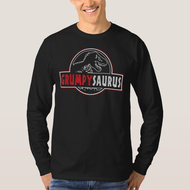 Camiseta Grumpysaurus Rex Dinosaur Grumpy Saurus Family Mat (Anverso)