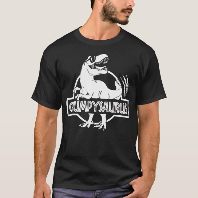 Camiseta Grumpysaurus T Rex Dinosaur Mama Saurus Family Mat (Anverso)