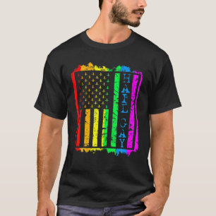 Camiseta Grunge a LGBT todo abunda bandera del Orgullo Gay 