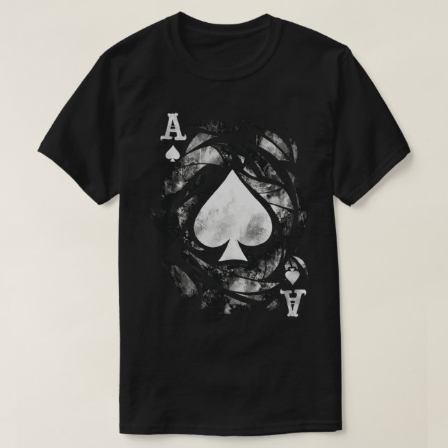 Camiseta Grunge Ace of Spades TShirt (Diseño del anverso)