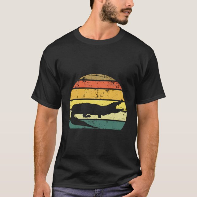 Camiseta Grunge Alligator Everglades (Anverso)