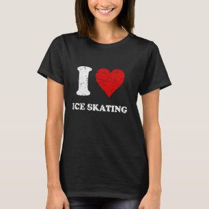 Camiseta Grunge angustiado Estilo De Desgaste Amo La Piel D