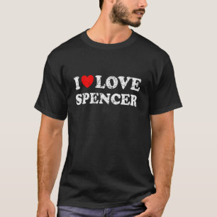 Camiseta Grunge angustiado estilo de desgaste Amo Spencer