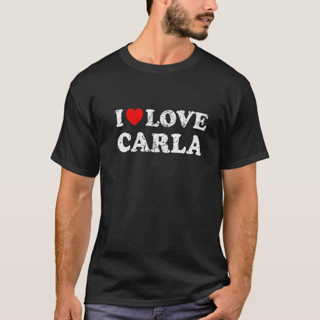 Camiseta Grunge angustiado estilo que me encanta Carla (Anverso)