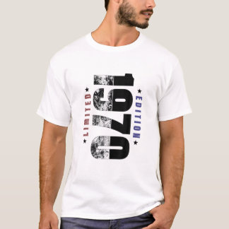 Camiseta Grunge Birthday Limited Edition 1970 Nacido En 197