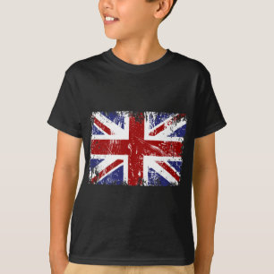 Camiseta Grunge británico del punk de Union Jack de la