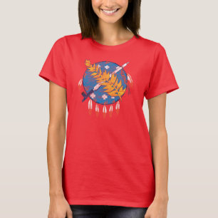 Camiseta Grunge Burn Out Oklahoma State Flag