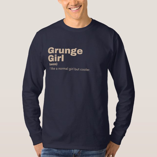 Camiseta Grunge Chica - Grunge  (Anverso)