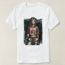 Grunge Chica Punk Rock Street Art Cita Graffiti