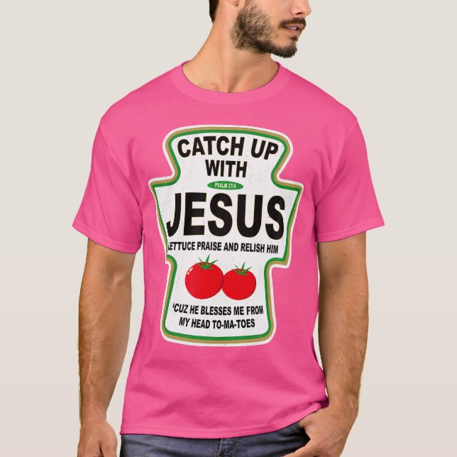 Camiseta Grunge Christian Captura Con Jesús Ketchup (Anverso)