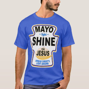 Camiseta Grunge Christian Mayo Light Shine Jesus