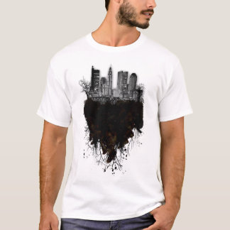 Camiseta Grunge Columbus Skyscrape