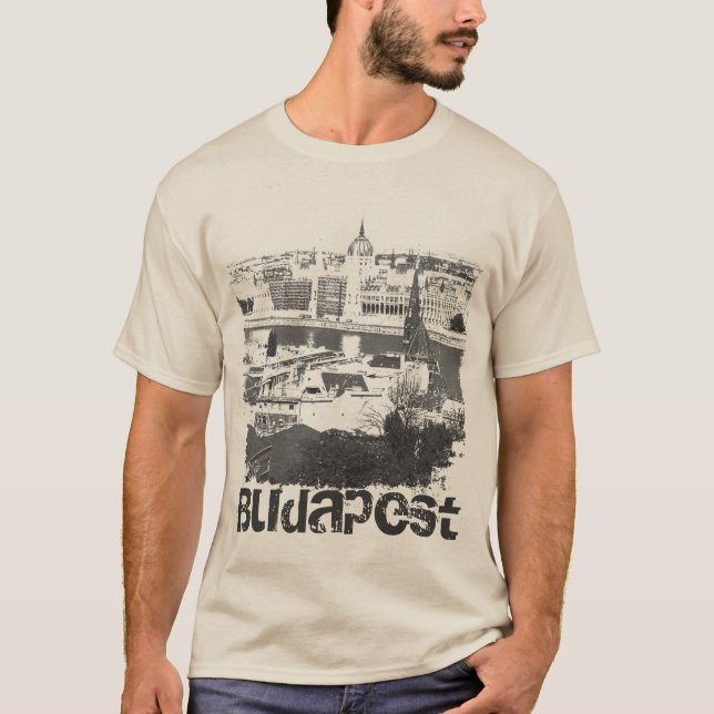 Camiseta Grunge con problemas en Budapest (Anverso)