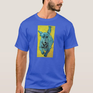 Camiseta Grunge corriente del Dachshund del arte pop