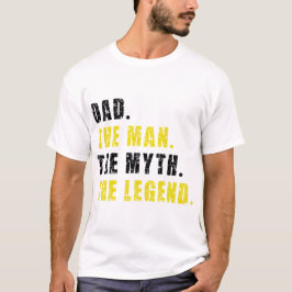 Camiseta Grunge Dad El Hombre El Mito De La Leyenda