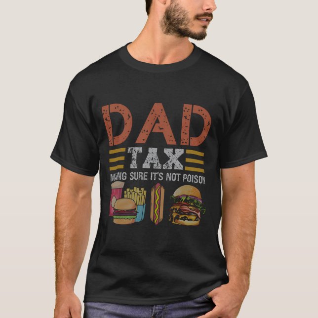 Camiseta Grunge Dad Tax Bold Retro Text (Anverso)