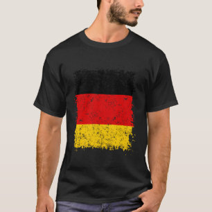 Camiseta Grunge de bandera de Alemania de época