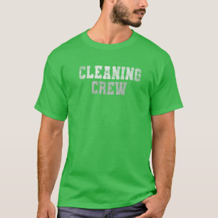 Camiseta Grunge de Custodian del Equipo de Limpieza Grunge