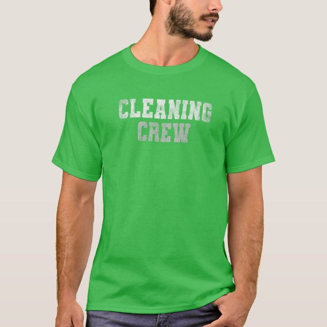 Camiseta Grunge de Custodian del Equipo de Limpieza Grunge (Anverso)