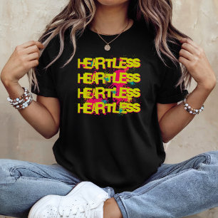 Camiseta Grunge de Graffiti Urbano sin Corazón
