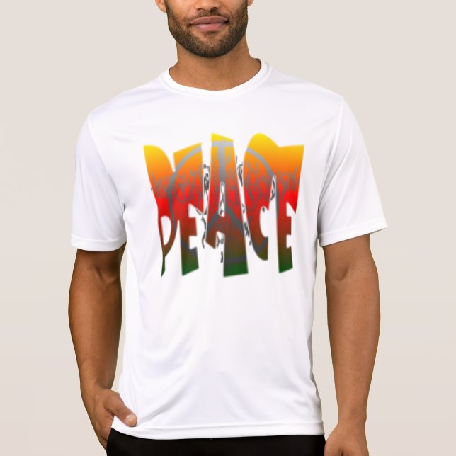 Camiseta Grunge de la paz (Anverso)