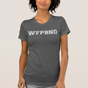 Camiseta Grunge de WFPBNO - diseño blanco