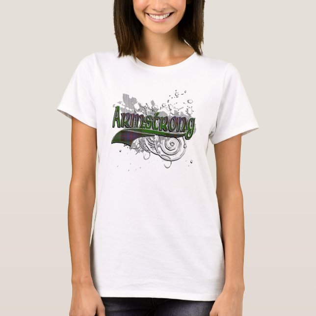 Camiseta Grunge del tartán de Armstrong (Anverso)