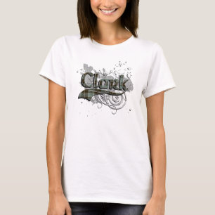 Camiseta Grunge del tartán de Clark