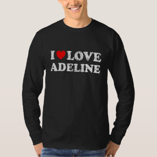 Camiseta Grunge desgastado estilo Amo Adeline