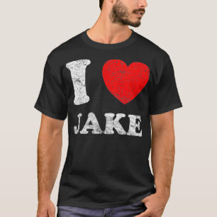 Camiseta Grunge desgastado estilo I Amo Jake