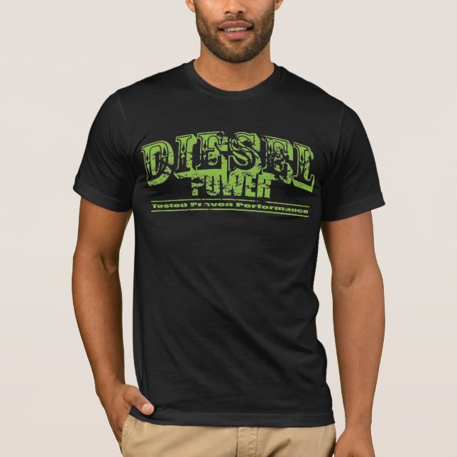 Camiseta Grunge diesel del poder (Anverso)