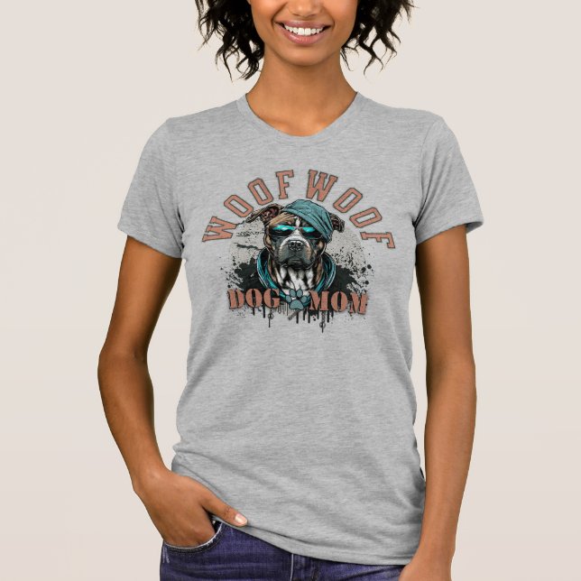 Camiseta Grunge Dog Mom (Anverso)