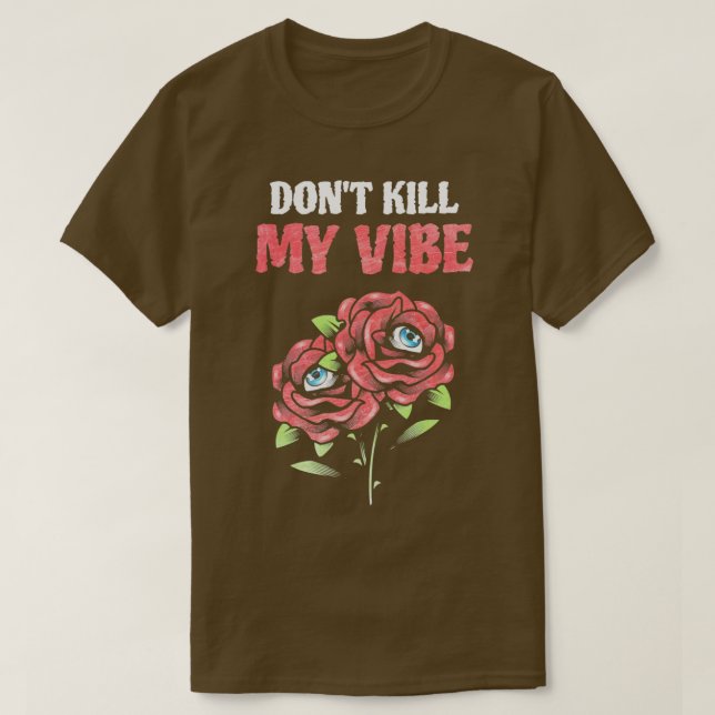 Camiseta Grunge Edgy No Matan A Mis Rosas De Vibe (Diseño del anverso)