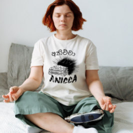 Camiseta Grunge Existencial ANICCA(අනිච්ච)Impermanencia Pun
