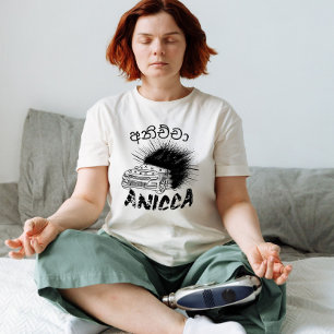 Camiseta Grunge Existencial ANICCA(අනිච්ච)Impermanencia Pun