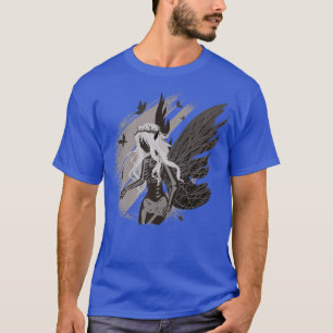 Camiseta Grunge Faerie Haunting Skeleton Mystical Creature