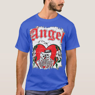 Camiseta Grunge Fairycore Skeletons Graphi del Ángel de la 