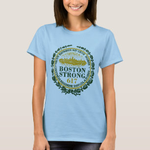 Camiseta Grunge fuerte del sello de Boston