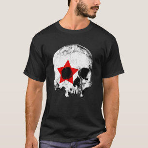 Camiseta Grunge gráfico estético de Gótico de Punk de cráne