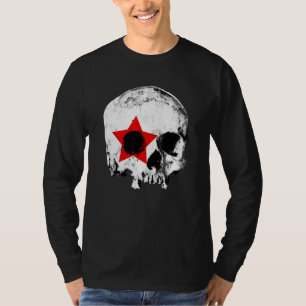 Camiseta Grunge gráfico estético de Gótico de Punk de cráne