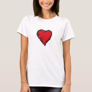 Camiseta Grunge Heart