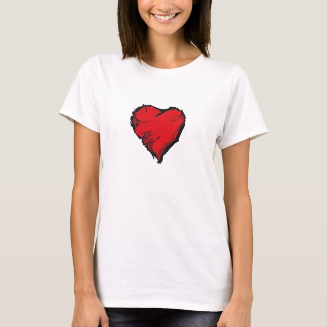 Camiseta Grunge Heart (Anverso)