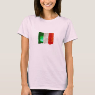 Camiseta Grunge Italy flag for Italians of Italia - forza