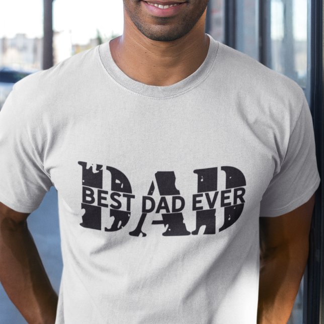 Camiseta GRUNGE | Mejor Papá Negro | Día del Padre (Subido por el creador)