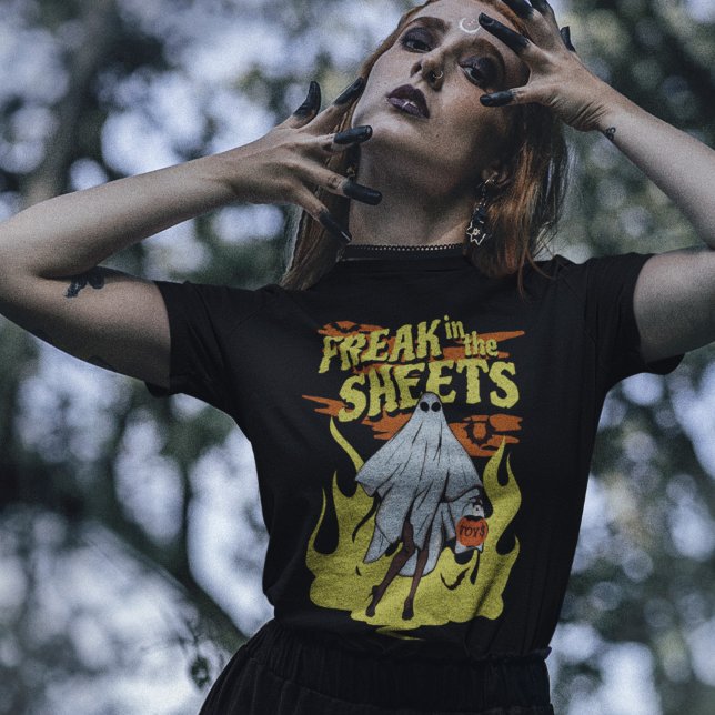 Camiseta Grunge Naughty Freak en las sábanas Fantasma Hallo (Subido por el creador)