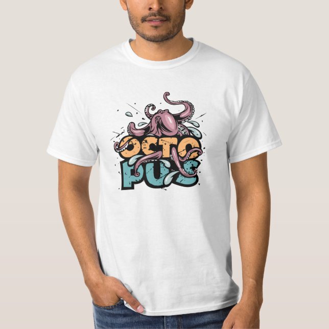 Camiseta Grunge Octopus (Anverso)
