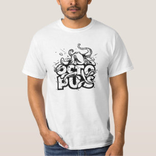 Camiseta Grunge Octopus