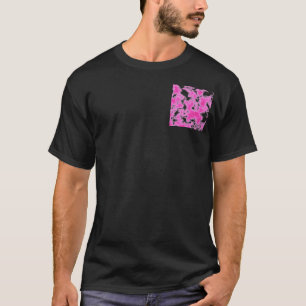 Camiseta Grunge rosado