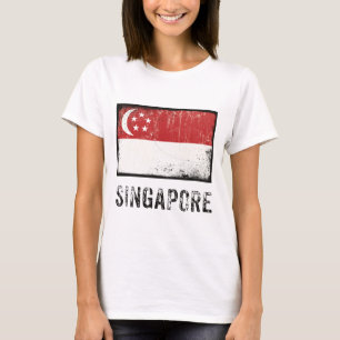 Camiseta Grunge Singapur